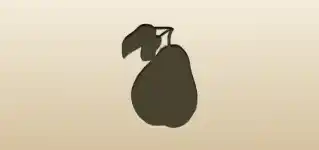 Pear silhouette