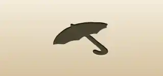 Umbrella silhouette