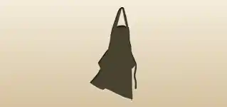 Apron silhouette