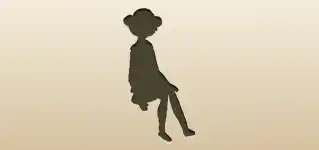 Wooden Doll silhouette