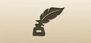 Inkwell silhouette