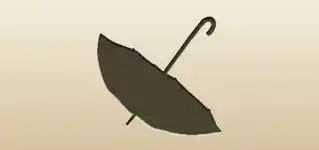 Umbrella silhouette