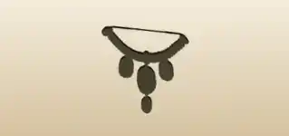 Necklace silhouette