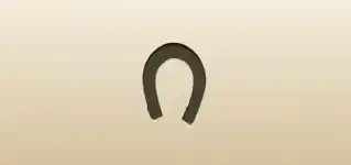 Horseshoe silhouette