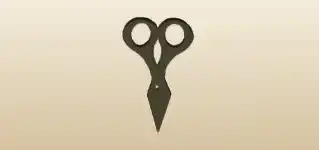 Scissors silhouette