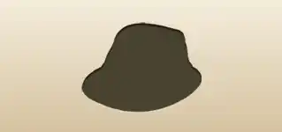 Straw Hat silhouette