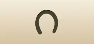 Horseshoe silhouette
