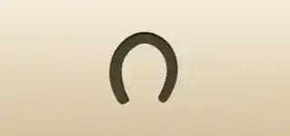 Horseshoe silhouette