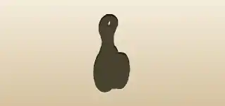 Hair Brush silhouette