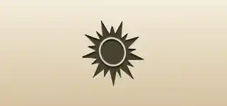 Sun silhouette