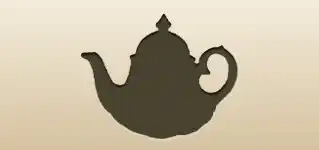 Teapot silhouette