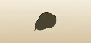Pear silhouette