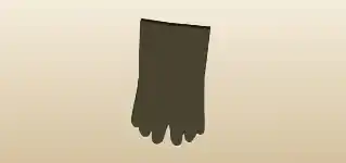 Gardening Gloves silhouette