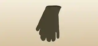 Gardening Gloves silhouette