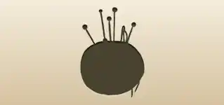 Pincushion silhouette
