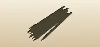 Colored Pencils silhouette