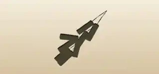 爆竹のシルエット