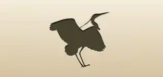 サギのシルエット