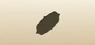 皿のシルエット