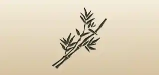 竹のシルエット