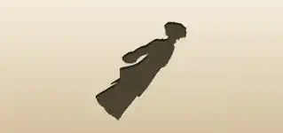 乙女のシルエット