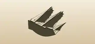 船のシルエット