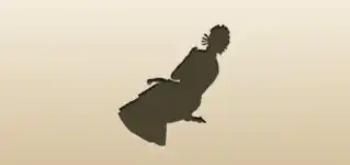 乙女のシルエット