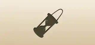 砂時計のシルエット
