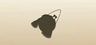 小銭入れのシルエット