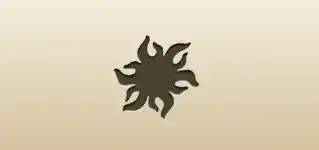太陽のシルエット