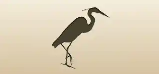 サギのシルエット