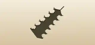 仏塔のシルエット