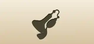 香水のシルエット