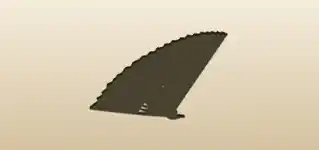 扇子のシルエット
