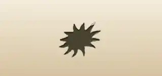 太陽のシルエット