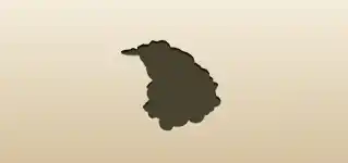 カエルのシルエット