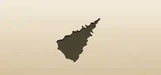 仏塔のシルエット