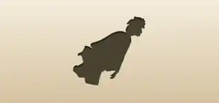 乙女のシルエット