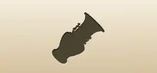 花瓶のシルエット