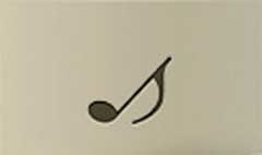 Music Note silhouette