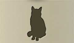 Cat silhouette #4
