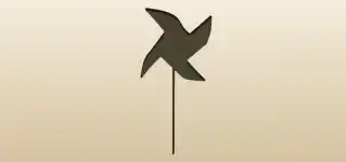 Pinwheel silhouette