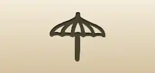 Parasol silhouette
