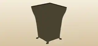 Trashcan silhouette
