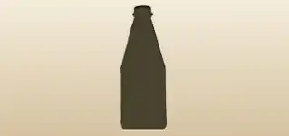 Bottle of Soda silhouette