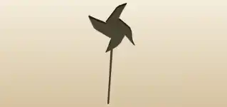 Pinwheel silhouette