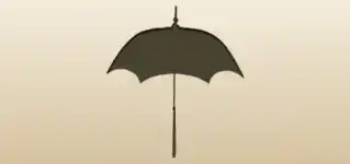 Parasol silhouette