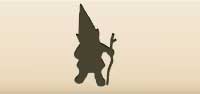 Garden Gnome silhouette