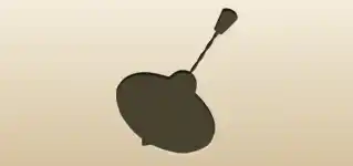 Spinning Top silhouette