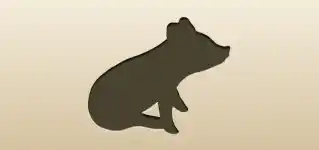 Piggy silhouette